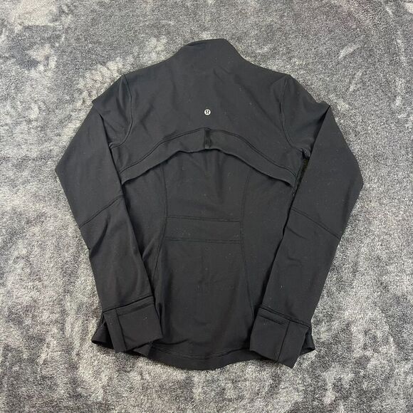 Lululemon Define Black Jacket Full Zip Square Dot Womens 6 W4AWLS Athletic *Read - Picture 10 of 12